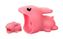 2pk iPhone Big Biter & Small Chomper Cable Protectors - Bunny - Flashpopup.com