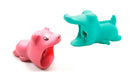 2pk iPhone Big Cable Animal Biters Cable Protectors - Alligator & Pig - Flashpopup.com