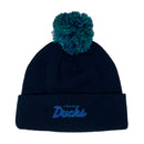 NHL Beanie Anaheim Ducks, Pom Cuffed Black - Flashpopup.com