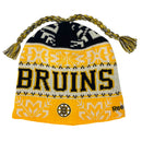 NHL Beanie Boston Bruins, Multicolor Braid - Flashpopup.com