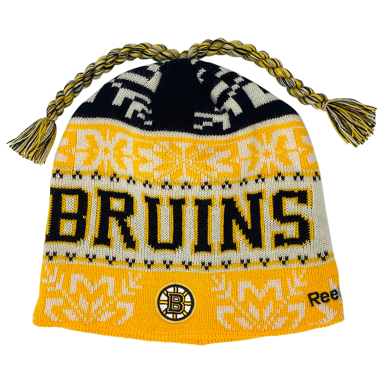 NHL Beanie Boston Bruins, Multicolor Braid - Flashpopup.com