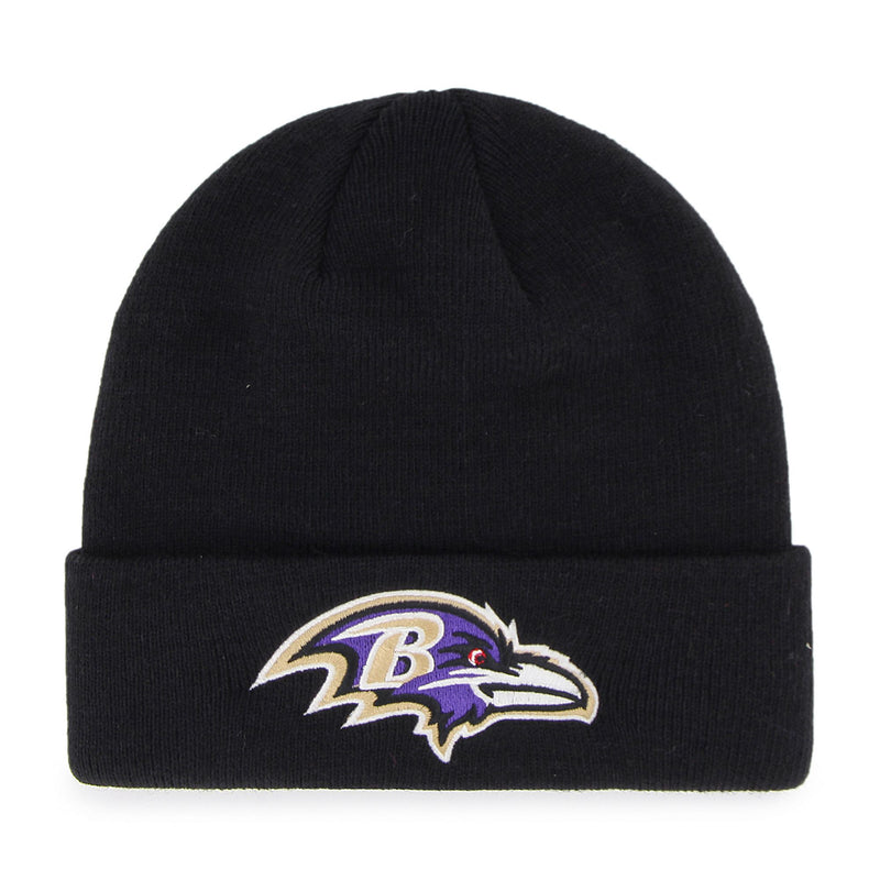 NFL Beanie Baltimore Ravens, Black Cuffed - Flashpopup.com
