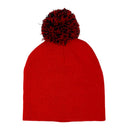 NBA Beanie Chicago Bulls, Red Pom Cuffless - Flashpopup.com