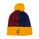 NBA Beanie Cleveland Cavaliers, Tricolor Pom Cuffed - Flashpopup.com