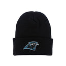 NFL Beanie Carolina Panthers, Black Cuffed - Flashpopup.com
