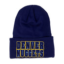 NBA Beanie Denver Nuggets, Navy Cuffed - Flashpopup.com