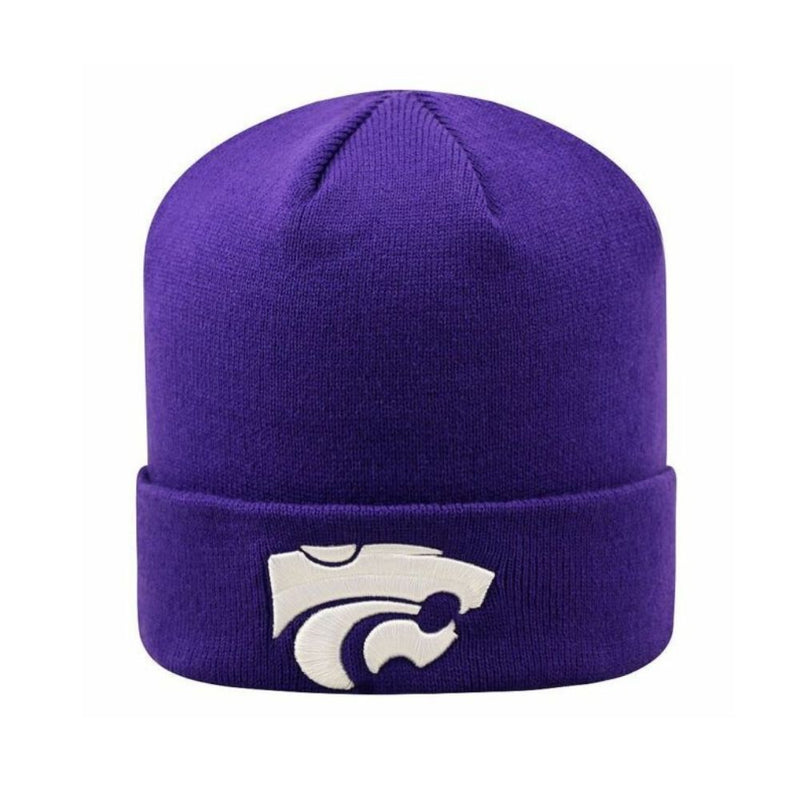 NCAA Beanie Kansas State Wildcats, Purple Cuffed - Flashpopup.com