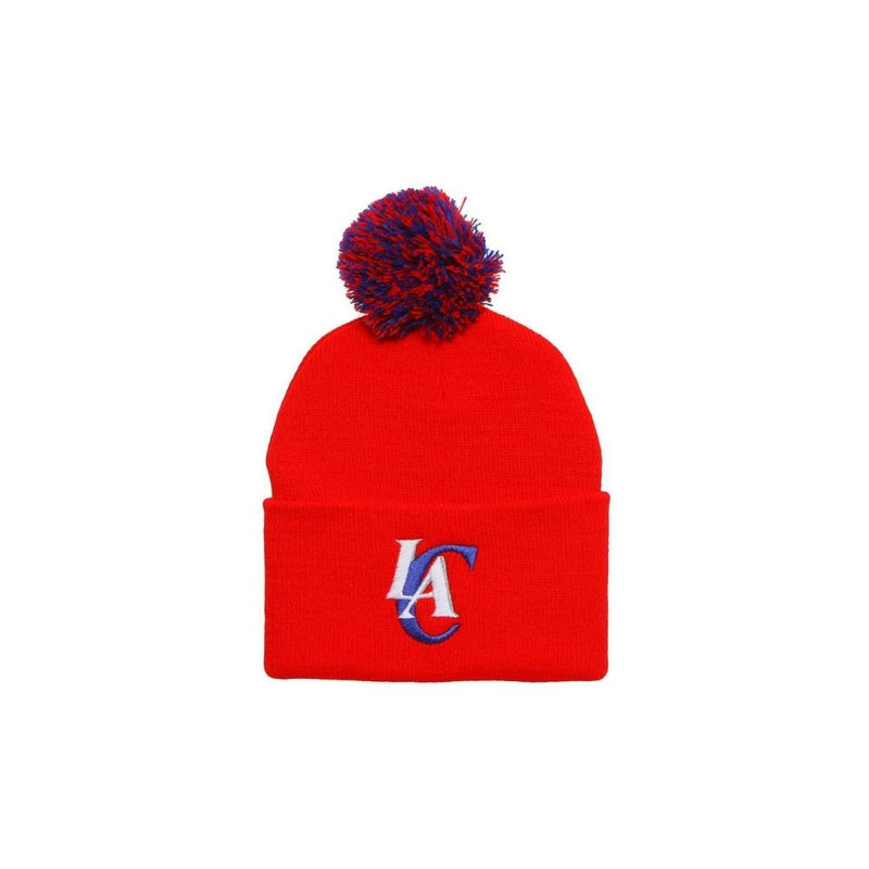 NBA Beanie Los Angeles Clippers, Red Cuffed - Flashpopup.com