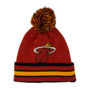 NBA Beanie Miami Heat, Adidas Cuffed - Flashpopup.com