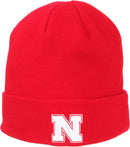 NCAA Beanie Nebraska Cornhuskers, Red - Flashpopup.com
