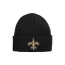 NFL Beanie New Orleans Saints, Black, Cuffed - Flashpopup.com
