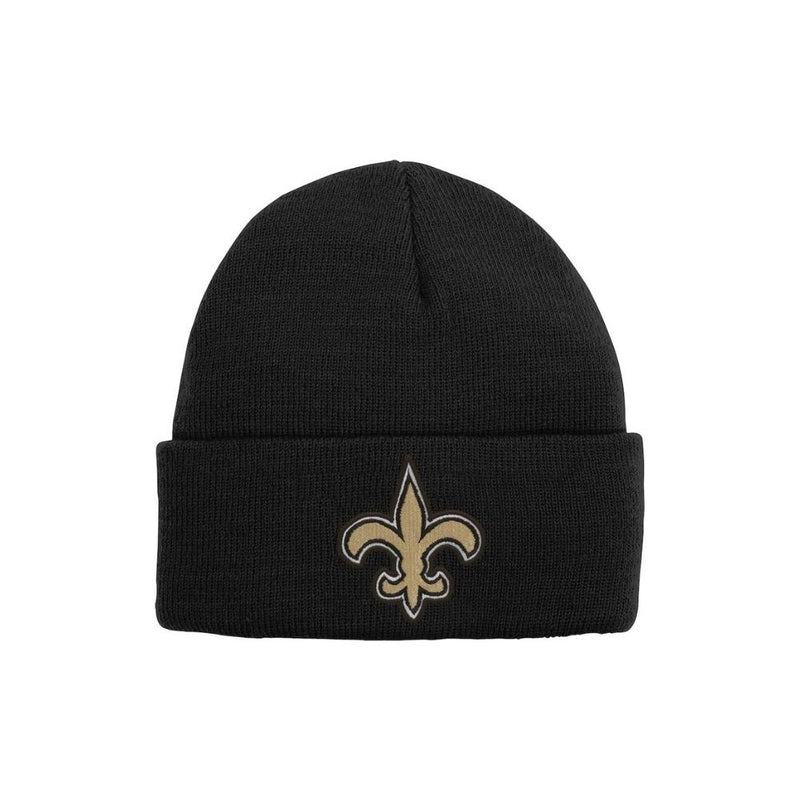 NFL Beanie New Orleans Saints, Black, Cuffed - Flashpopup.com