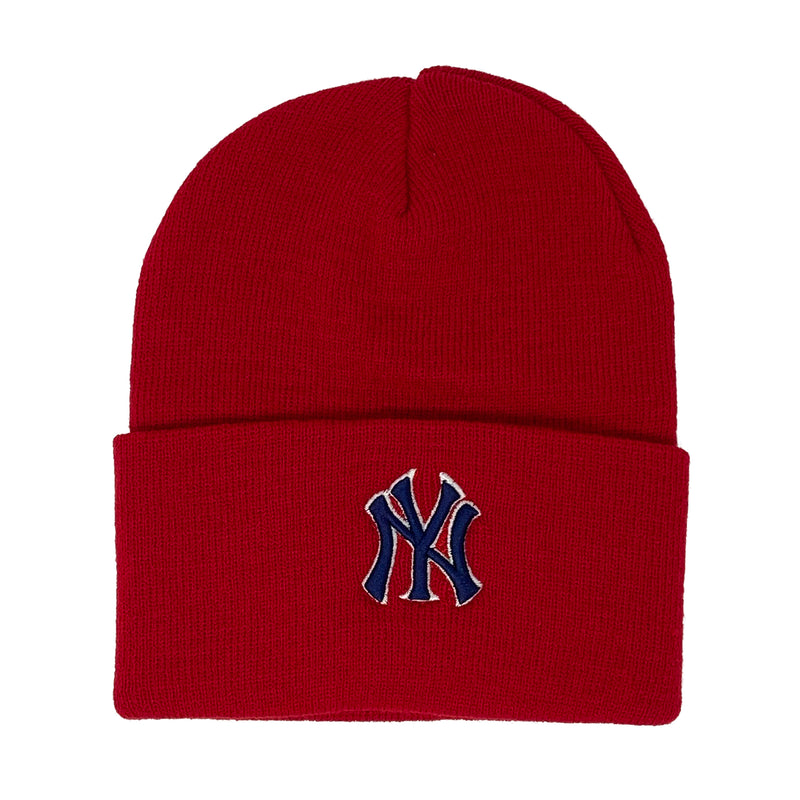 MLB Beanie New York Yankees, Red Cuffed - Flashpopup.com