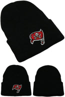 NFL Beanie Tampa Bay Buccaneers, Black Cuffed - Flashpopup.com