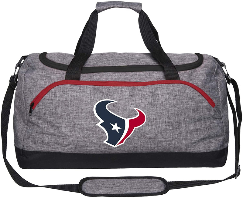 NFL Heather Gray Duffle Bag  Houston Texans - Flashpopup.com