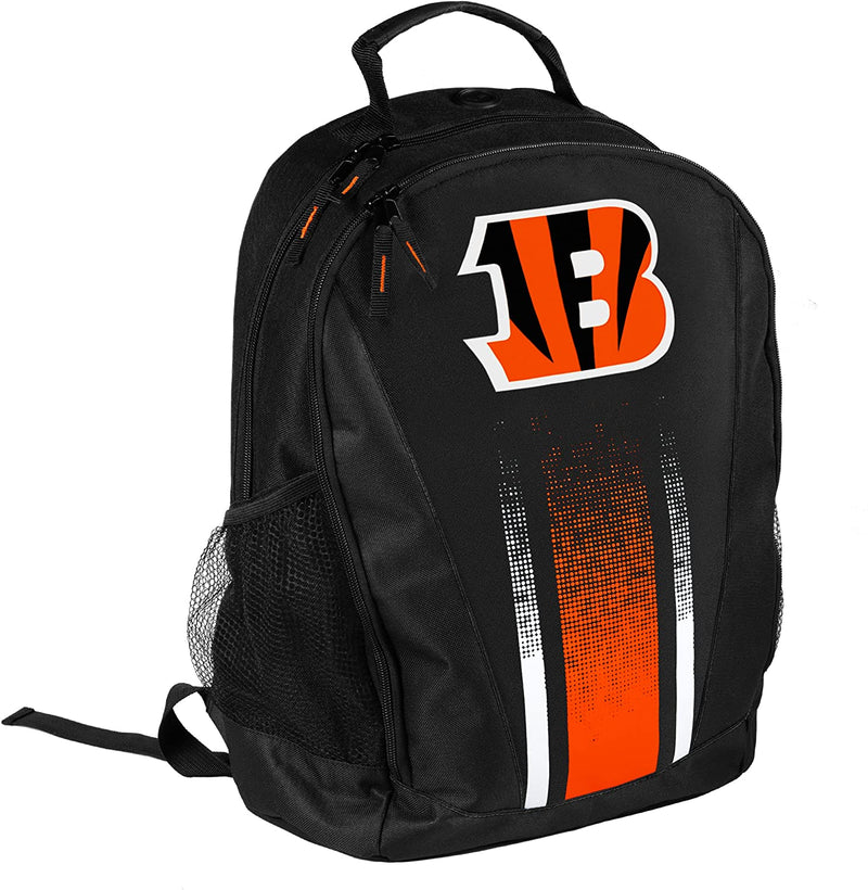 NFL Cincinnati Bengals Stripe Backpack with Team Logo - Flashpopup.com