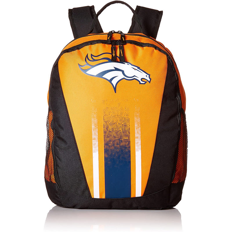 NFL Denver Broncos Stripe Backpack with Team Logo - Flashpopup.com