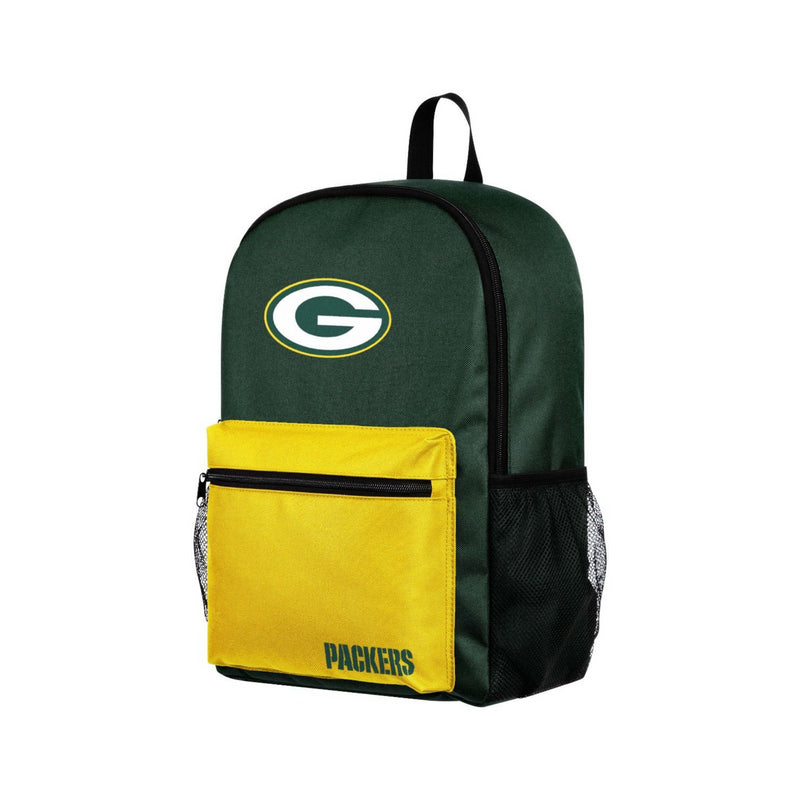 NFL Green Bay Packers Two Tone Backpack With Team Logo - Flashpopup.com