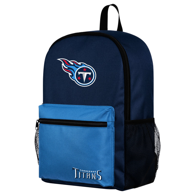NFL Tennessee Titans  Two Tone Backpack with Team Logo - Flashpopup.com