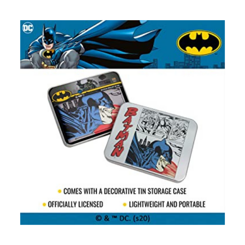 DC Comics Batman Bifold Wallet in a Decorative Tin Case - Flashpopup.com