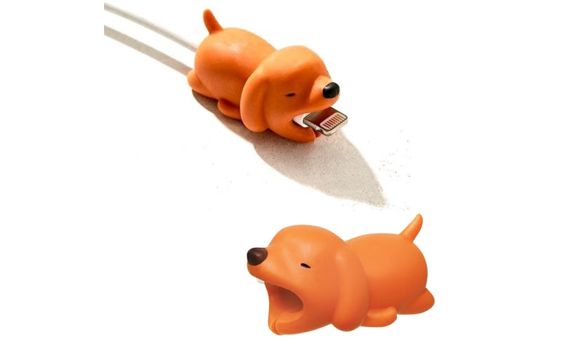 2pk iPhone Animal Biters Cable Protectors - Dog - Flashpopup.com