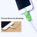4pk iPhone Animal Biters Cable Protectors - REPTILE - Chameleon, Lizard, Frog, Turtle - Flashpopup.com