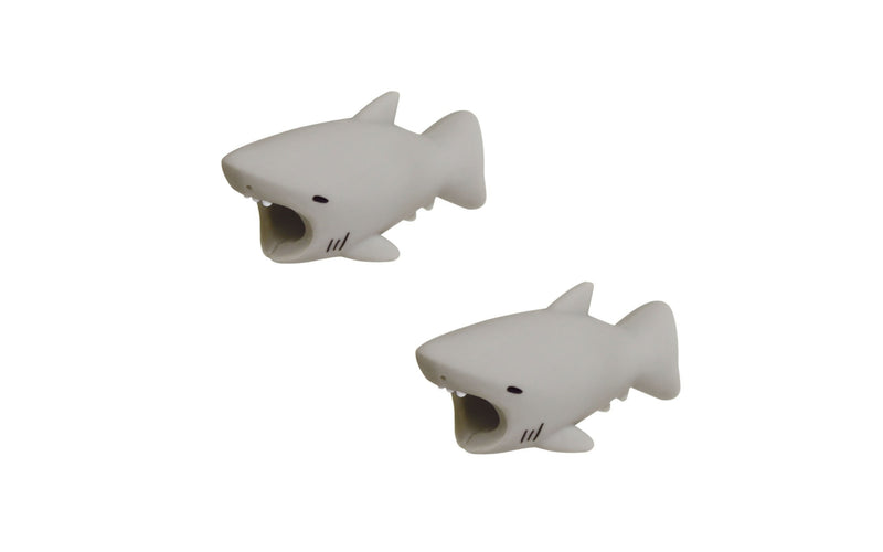 2pk iPhone Animal Biters Cable Protectors - Shark - Flashpopup.com