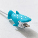 4pk iPhone Animal Biters Cable Protectors - Sea Life (Shark, Fish, Dolphin, Whale) - Flashpopup.com
