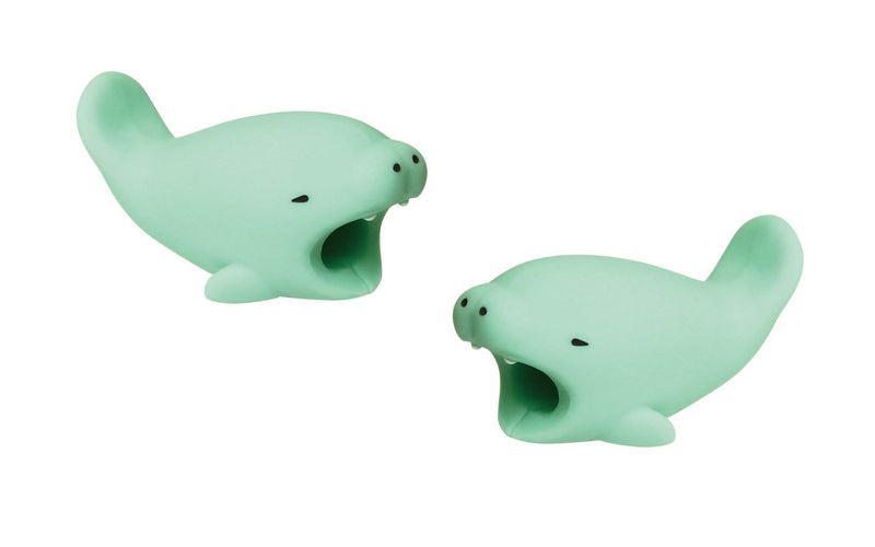 2pk iPhone Animal Biters Cable Protectors - Manatee - Flashpopup.com