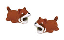 2pk iPhone Animal Biters Cable Protectors - Racoon - Flashpopup.com