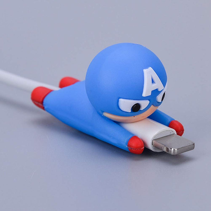 Super Hero Cable Chomper Super Captain America - Flashpopup.com