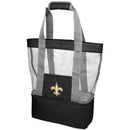 NFL New Orleans Saints Team Logo Mesh Beach Tote - Flashpopup.com