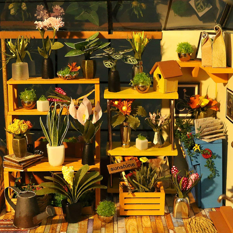 DIY 3D Dollhouse Puzzle - Cathy's Flower House - Flashpopup.com