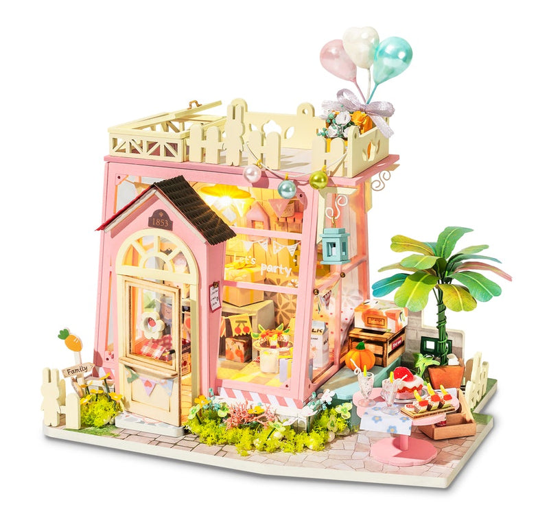DIY 3D House Puzzle - Holiday Party Time 144 pcs - Flashpopup.com