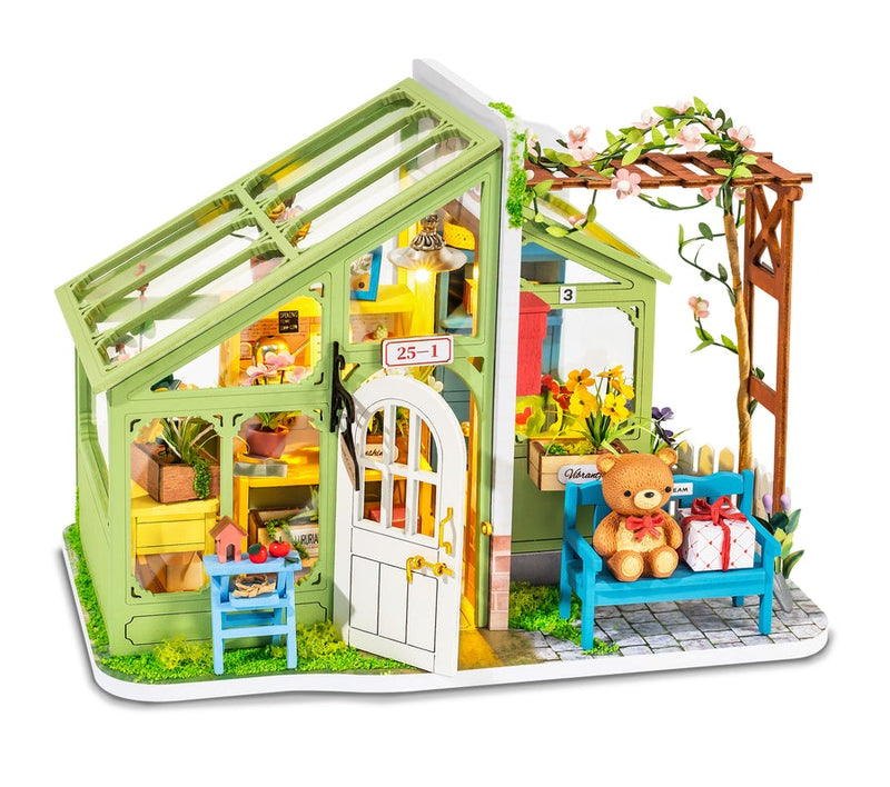 DIY 3D House Puzzle - Spring Encounter Flowers 124 pcs - Flashpopup.com