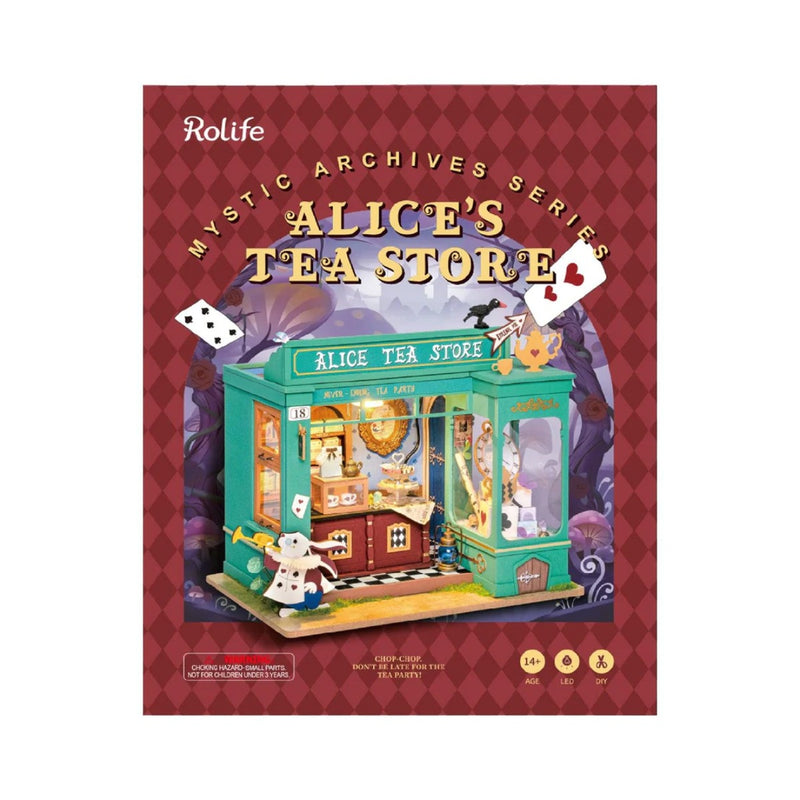 DIY 3D House Puzzle - Alice's Tea Store 136 Pcs