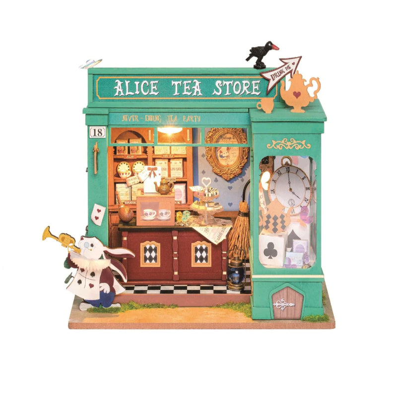 DIY 3D House Puzzle - Alice's Tea Store 136 Pcs