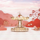 DIY 3D Electro Mechanical Puzzle - Swing Ride 289 Pcs