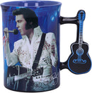 Elvis Presley Mug - Blue w/ Guitar