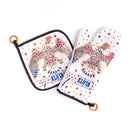 Elvis Presley Oven Mitt & Pot Holder Set - White Jumpsuit