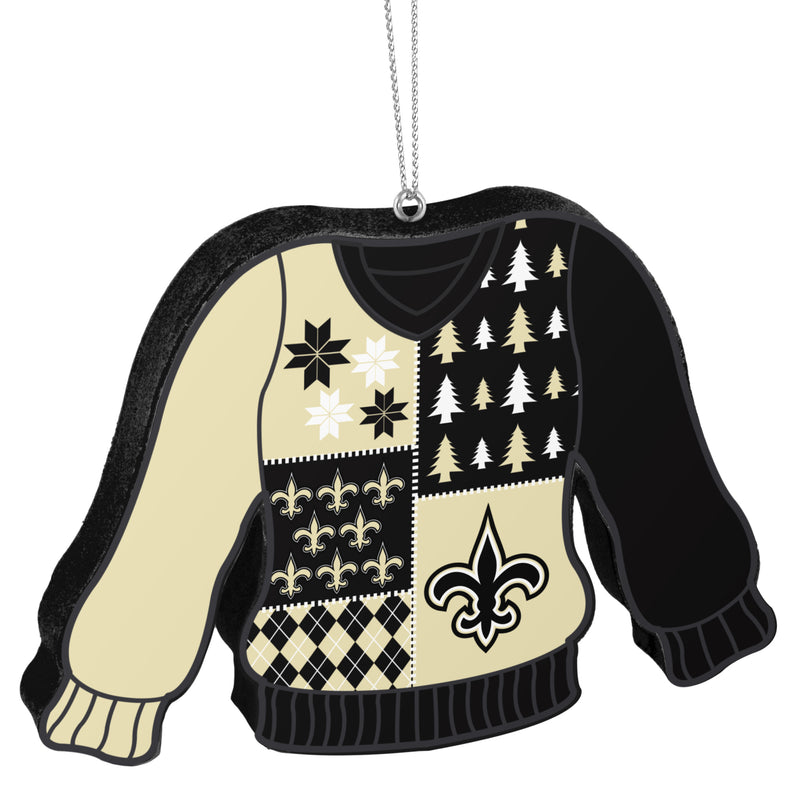 Sports Ornament Nfl, Eva Sweater New Orleans Saints - Flashpopup.com