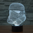 Smart Touch 3D Illusion 7-Color LED Light - Stormtrooper - Flashpopup.com