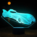 Batmobile Illusion Lamp, 3D Light Experience - Flashpopup.com