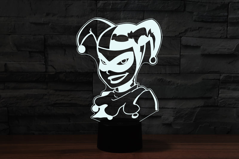 Harley Illusion Lamp, 3D Light Experience - Flashpopup.com