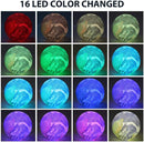 Earth Lamp 3D Printed & Painted 15cm/5.90in Color Changing Touch & Remote Control - Flashpopup.com