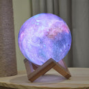 Galaxy Lamp 3D Printed with Color Changing Touch & Remote Control - Flashpopup.com