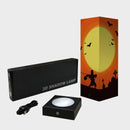 Holiday Halloween Decoration Themed Magic Paper Lamps Lights Witch Ghost Skull Usb Cable (Witch) - Flashpopup.com