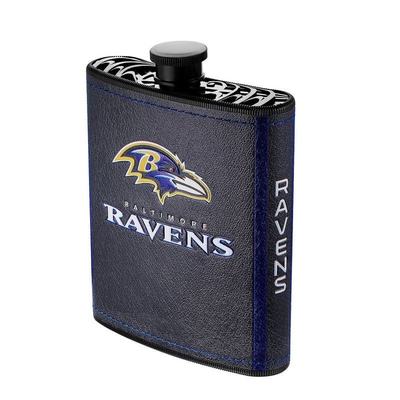 NFL 2pc Flask 7oz. with Funnel Baltimore Ravens - Flashpopup.com