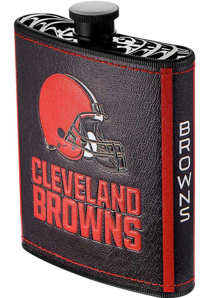 NFL 2pc Flask 7oz. with Funnel Cleveland Browns - Flashpopup.com