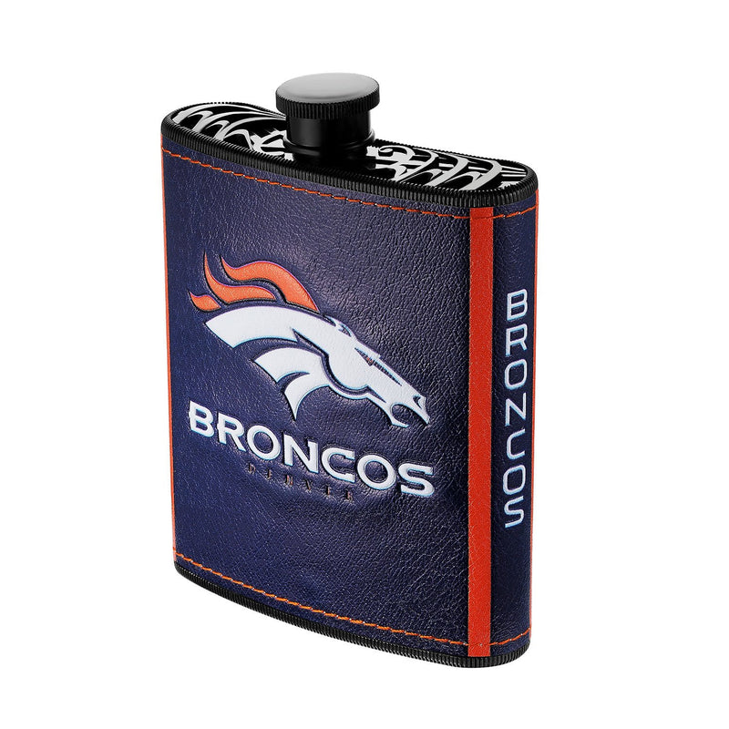 NFL 2pc Flask 7oz. with Funnel Denver Broncos - Flashpopup.com